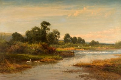 Goring on Thames by Benjamin Williams Leader